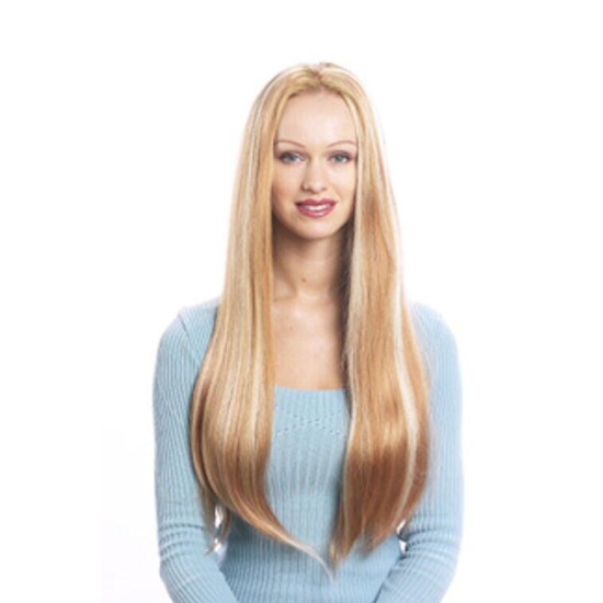 HOLLY 902ST | Light Blonde Partial Long Wig 3/4 Style Straight LAST ONE