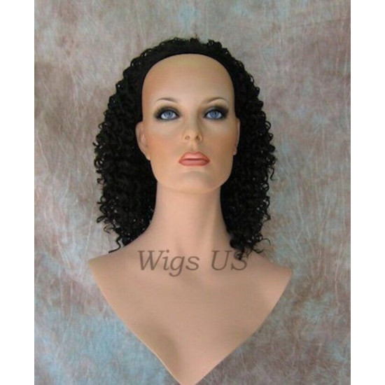 MAMBO | Brown Auburn Partial Wig Fall Shoulder Length Spiral Curls