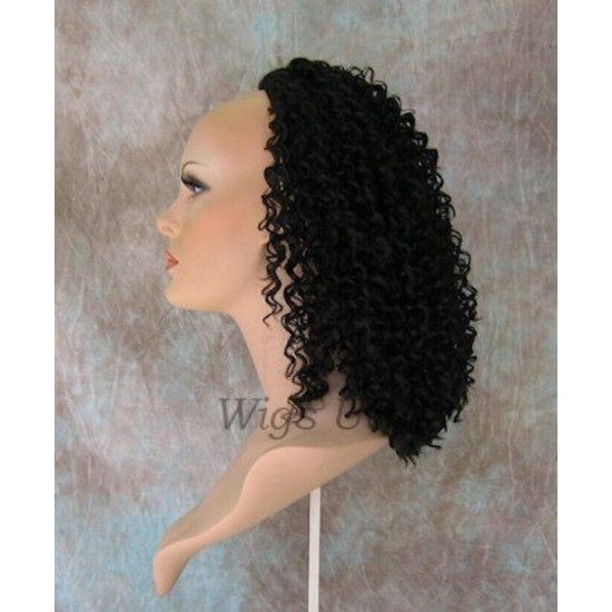 MAMBO | Brown Auburn Partial Wig Fall Shoulder Length Spiral Curls