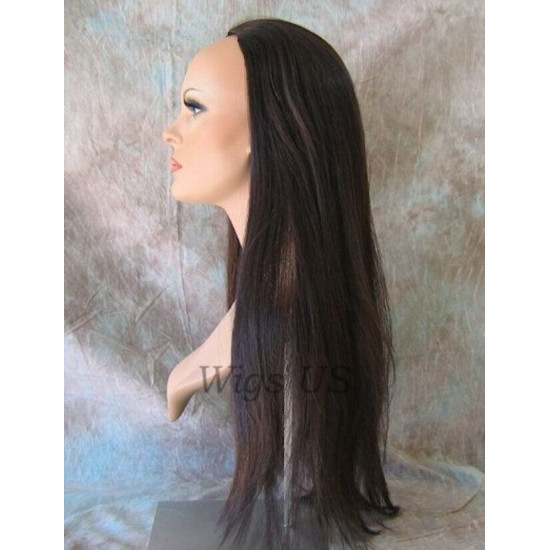 NIKI | Partial 3/4 Wig Long Straight Layers COLOR CHOICE