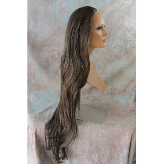 DONATA | 40" Partial Wig Extra Long Layered Half-Wig Combs COLOR CHOICE