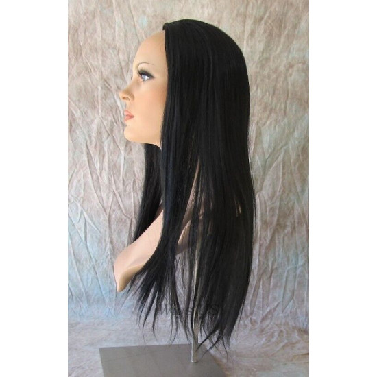 ROME | Partial 3/4 Wig HEAT OK Long Straight Style COLOR CHOICE