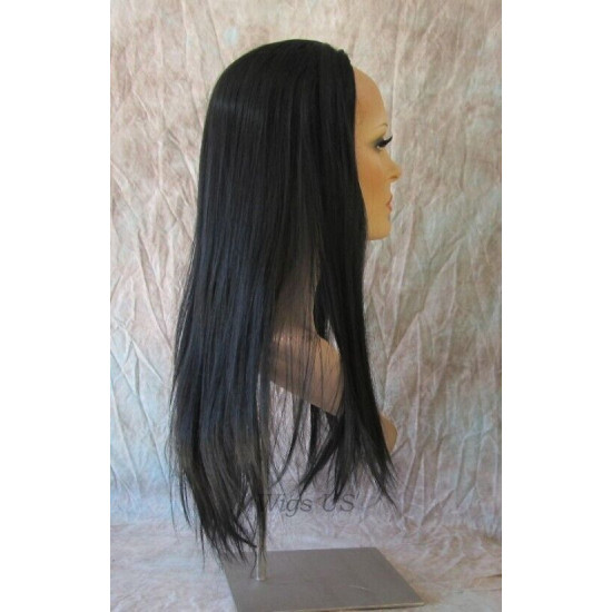 ROME | Partial 3/4 Wig HEAT OK Long Straight Style COLOR CHOICE
