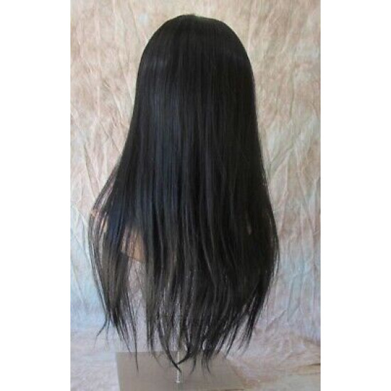ROME | Partial 3/4 Wig HEAT OK Long Straight Style COLOR CHOICE