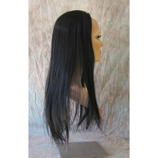 ROME | Partial 3/4 Wig HEAT OK Long Straight Style COLOR CHOICE