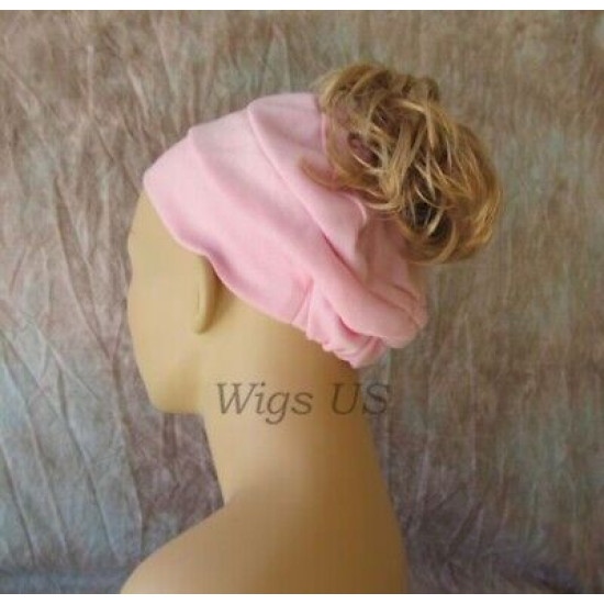 SCRUNCHIE | Ponytail Holder 3" Hairpiece Bun Up Do Pageant Dance COLOR CHOICE
