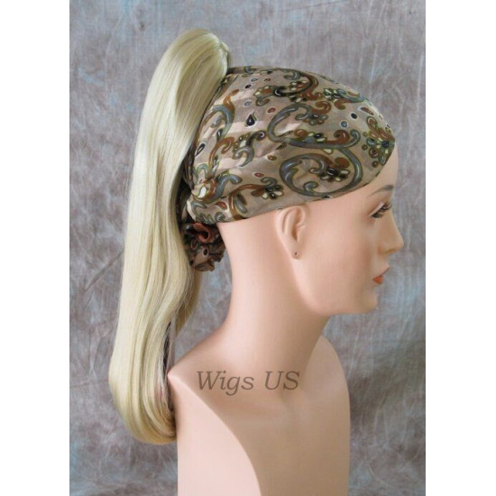 JEWEL | Long Straight 18" Claw Clip Ponytail Ext Hairpiece COLOR CHOICE 