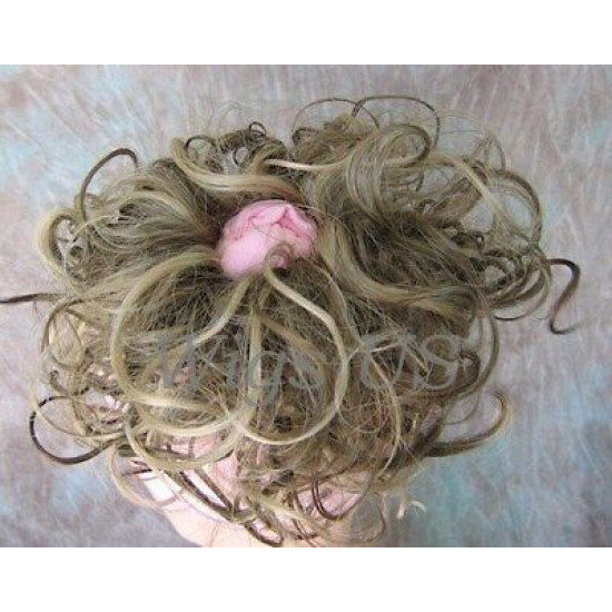 DAPHNE | Scrunchie Wavy and Corkscrew Curls Blondes COLOR CHOICE 