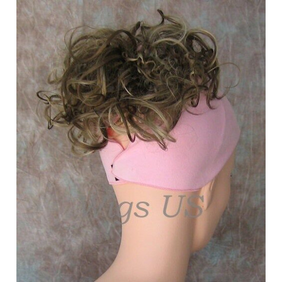 DAPHNE | Scrunchie Wavy and Corkscrew Curls Blondes COLOR CHOICE 