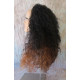 HS CAPRI | Partial 3/4 Wig Long Curls Drawstring Combs HEAT OK COLOR CHOICE