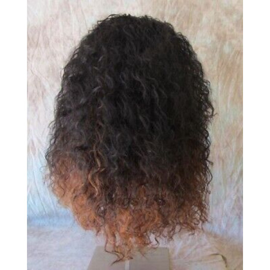 HS CAPRI | Partial 3/4 Wig Long Curls Drawstring Combs HEAT OK COLOR CHOICE