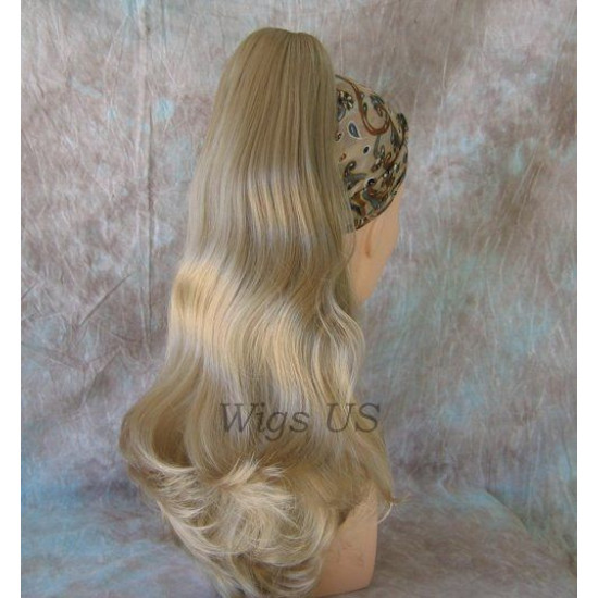 GEORGIE | Beautiful 23" Long Soft Wave Banana Clip Ponytail COLOR CHOICE