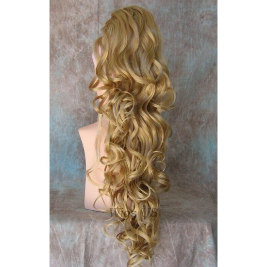 GRETCHEN | 27" Long Loose Curl Drawstring Ponytail Hairpiece COLOR CHOICE