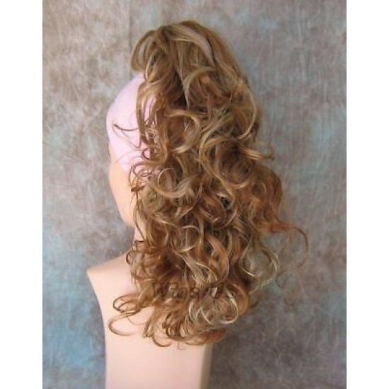 JAMIE | Cascade Curls 15" Claw Clip Ponytail Extension Hairpiece COLOR CHOICE 