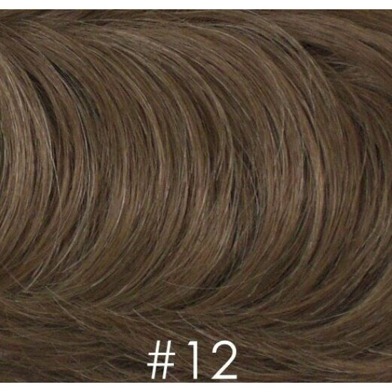 Clip In 8" Wavy Extensions 100% Human Hair COLOR CHOICE CO-8WV