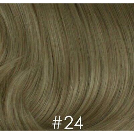 Clip In 8" Wavy Extensions 100% Human Hair COLOR CHOICE CO-8WV