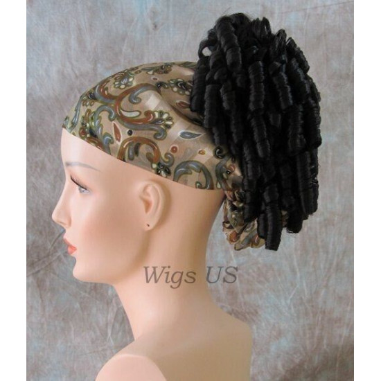 COLLETTE | Dark Blonde Irish Dance "Shirley Temple" Jaw Clip Hairpiece 