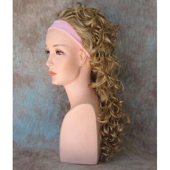 SIMONE | Partial Wig 23" Big Soft Curls 3/4 Cap COLOR CHOICE