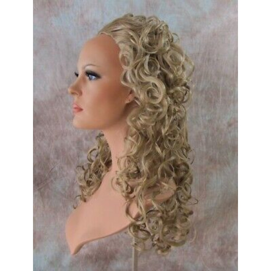SIMONE | Partial Wig 23" Big Soft Curls 3/4 Cap COLOR CHOICE