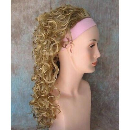 SIMONE | Partial Wig 23" Big Soft Curls 3/4 Cap COLOR CHOICE