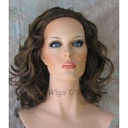 FELICIA | Partial Wig Medium Wavy Layers 3/4 Cap COLOR CHOICE 