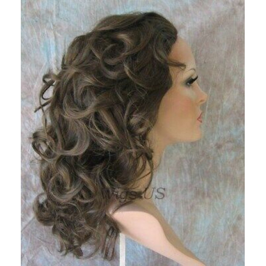 FELICIA | Partial Wig Medium Wavy Layers 3/4 Cap COLOR CHOICE 