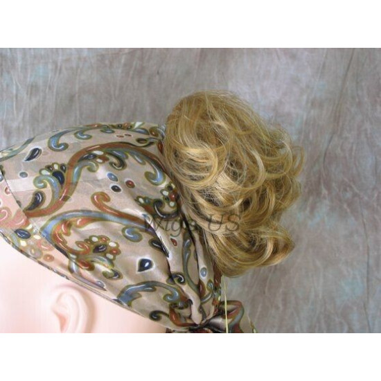 BECKY | Medium Blonde Mix Jaw Clip Ponytail Loose Curl 4-5"