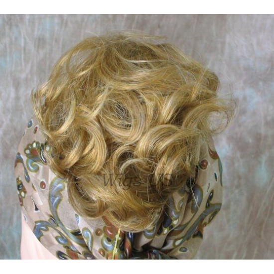 BECKY | Medium Blonde Mix Jaw Clip Ponytail Loose Curl 4-5"