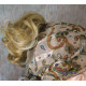 BECKY | Medium Blonde Mix Jaw Clip Ponytail Loose Curl 4-5"