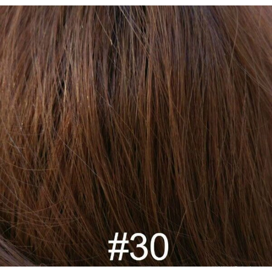 Clip In 12" Straight Extensions COLOR CHOICE 100% Human Hair 