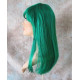 CLEO 601 | Dark Green Long Cleopatra Wig Straight Full Bangs 22"