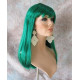 CLEO 601 | Dark Green Long Cleopatra Wig Straight Full Bangs 22"