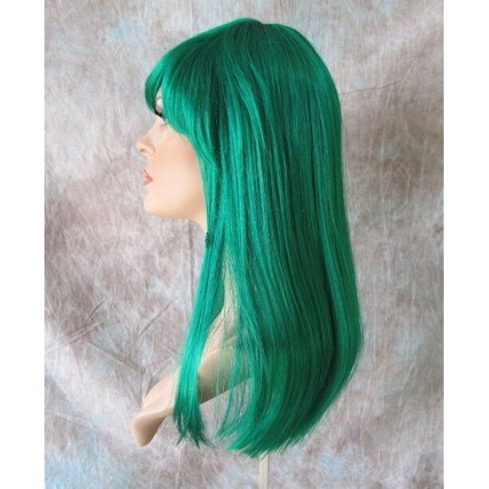 CLEO 601 | Dark Green Long Cleopatra Wig Straight Full Bangs 22"