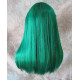 CLEO 601 | Dark Green Long Cleopatra Wig Straight Full Bangs 22"