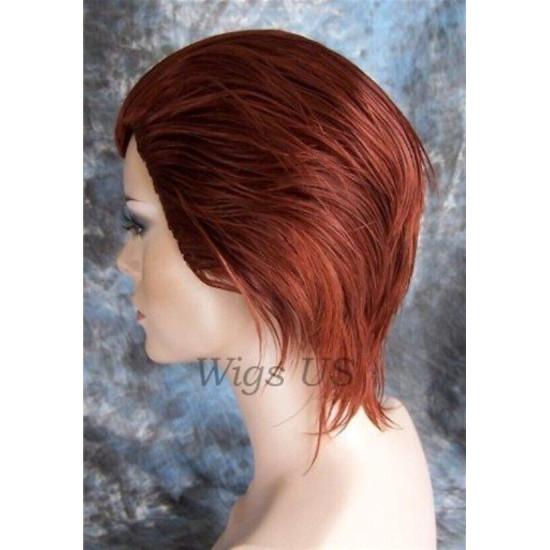 MYSTIC | Dark Red X-Men 'Mystic' Wig Cosplay Costume Wigs 