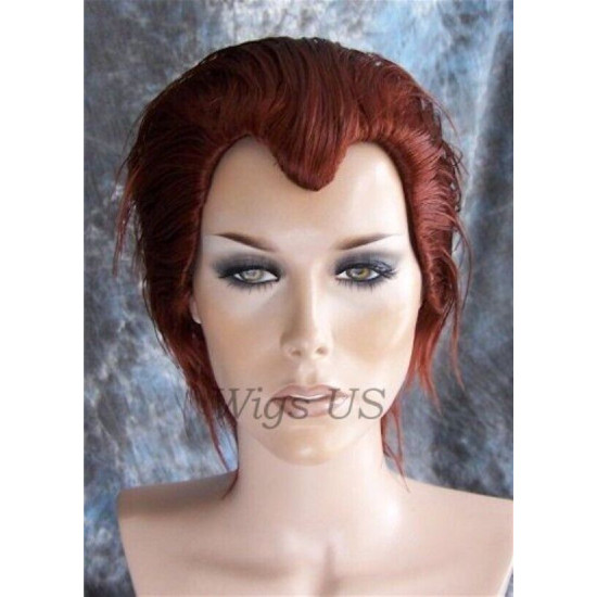 MYSTIC | Dark Red X-Men 'Mystic' Wig Cosplay Costume Wigs 