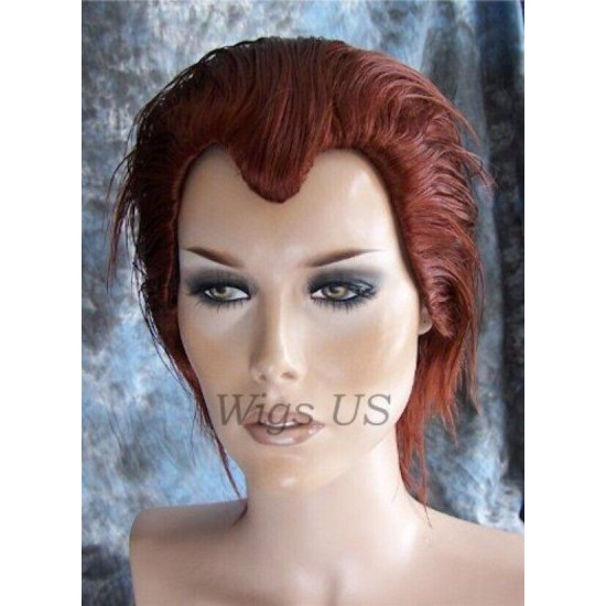 MYSTIC | Dark Red X-Men 'Mystic' Wig Cosplay Costume Wigs 