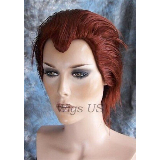MYSTIC | Dark Red X-Men 'Mystic' Wig Cosplay Costume Wigs 