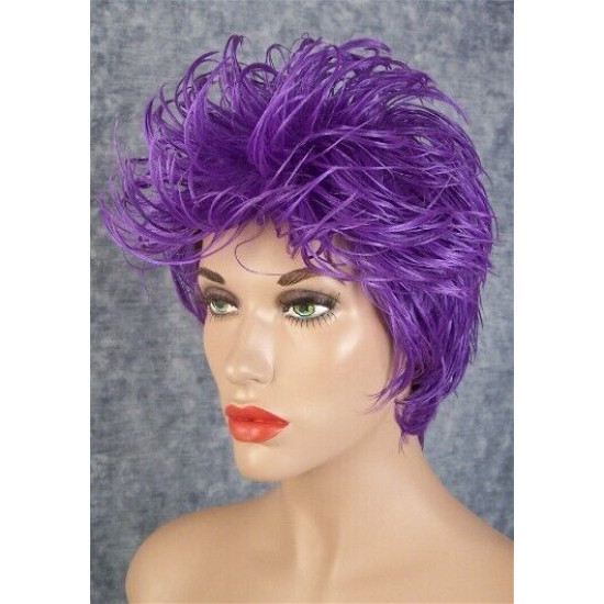 ROCKER | Light Blue Costume Wig Wet Look LAST ONE 