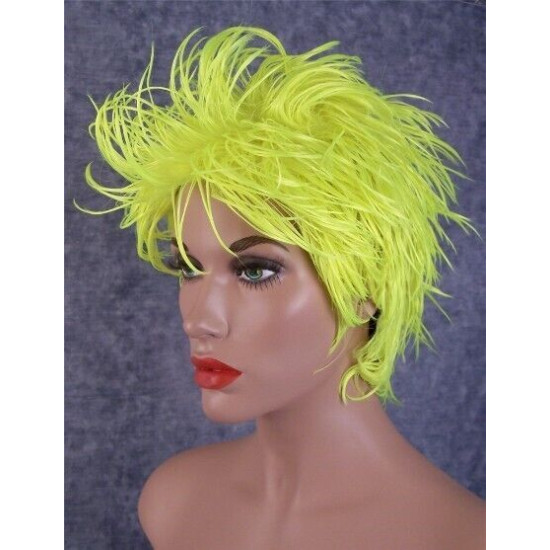 ROCKER | Light Blue Costume Wig Wet Look LAST ONE 