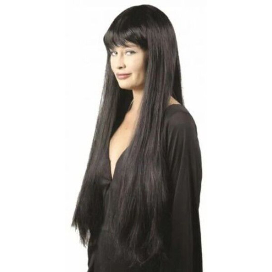 TINA 950 | Long Wig Full Bangs Skin Crown Straight 28" COLOR CHOICE