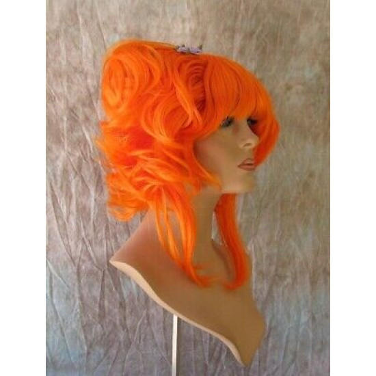 YUKI | Orange Nagato Cosplay Wig Japanese Anime Style Wigs US Seller 