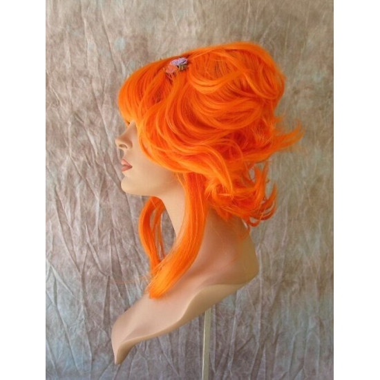 YUKI | Orange Nagato Cosplay Wig Japanese Anime Style Wigs US Seller 