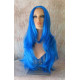 JEAN | Blue Mix Long Wig Layered Costume Wig High Quality Skin Top 
