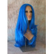 JEAN | Blue Mix Long Wig Layered Costume Wig High Quality Skin Top 
