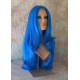 JEAN | Blue Mix Long Wig Layered Costume Wig High Quality Skin Top 