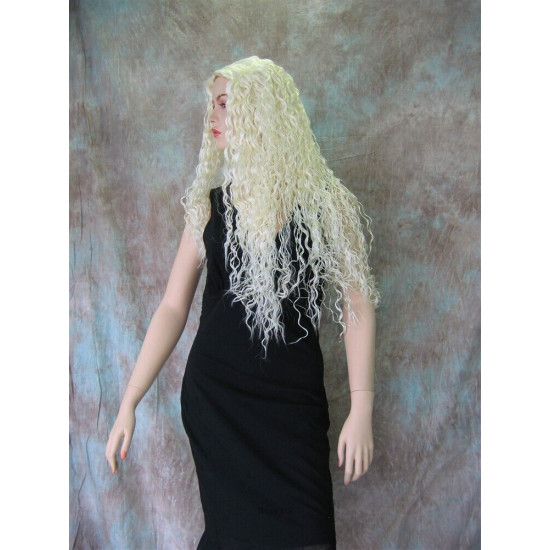 GODDESS | Long Wig Crimped Waves Skin Part Cosplay Costume COLOR CHOICE