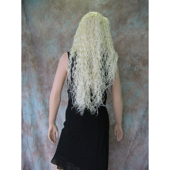 GODDESS | Long Wig Crimped Waves Skin Part Cosplay Costume COLOR CHOICE