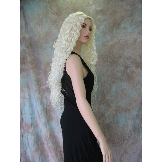 GODDESS | Long Wig Crimped Waves Skin Part Cosplay Costume COLOR CHOICE