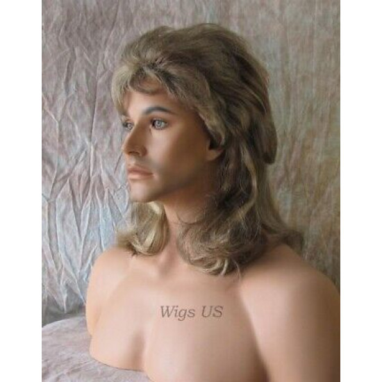 DELUXE MULLET | "Joe Dirt" Style COSTUME Short Wig for Cosplay MAGA Look